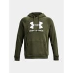 Under Armor UA Armor Fleece Big Logo HD hoodie M 1379743-390 - Image 6