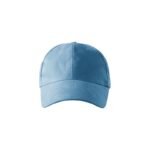 Unisex cap 6P (azure) - Image 7