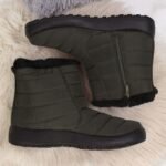 Waterproof snow boots with zipper NEWS W EVE181D khaki - Image 6