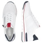 White leather sneakers Remonte Rieker R6705-82 - Image 3