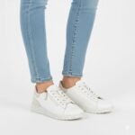 Womens beige leather high-heeled shoes Jezzi 138 - Image 5