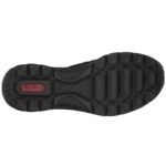 Womens black sports shoes Rieker L32F1-00 - Image 5