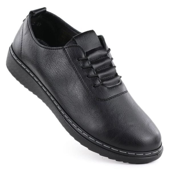Womens comfortable black shoes UNISOFT 5933