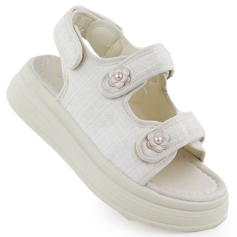 lupin-wear-ca-women-s-cream-platform-sandals-potocki-py16337-1504298 Womens cream platform sandals Potocki PY16337 - Image 1