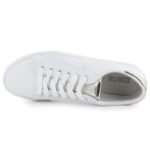 Womens low-top sneakers, openwork, eco-leather, white, Big Star TT274020 - Image 4