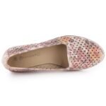 Womens openwork wedge shoes, multicolored, Potocki SZ12306 - Image 3