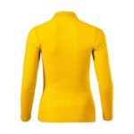 Womens Pique Polo LS Polo Shirt (Yellow) - Image 4