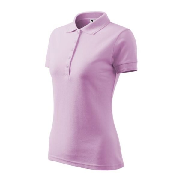 Womens Pique Polo Shirt (Orchid)