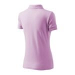Womens Pique Polo Shirt (Orchid) - Image 4