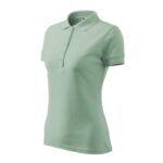 Womens Pique Polo Shirt (sage)
