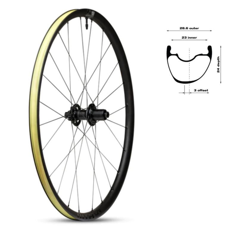 lupin-wear-ca-wtb-wheel-czr-i23x700-rear-142x12-24-6-bolt-shimano-1895692 WTB Wheel CZR i23x700 rear 142x12 24 6 bolt Shimano - Image 1