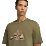 adidas Camo Logo Graphic T-shirt M KA7131 - Image 5