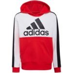 Adidas Colorblock Fleece Hoodie Jr HC5657 sweatshirt - Image 2