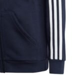 adidas Essentials 3-Stripes Fleece Full-Zip Hoodie Jr IC0600 - Image 7