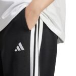 adidas Essentials 3-Stripes Fleece Loose-Fit Pants W JE1276 - Image 4