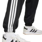adidas Essentials 3-Stripes Fleece Loose-Fit Pants W JE1276 - Image 5