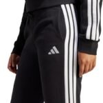 adidas Essentials 3-Stripes Fleece Slim W Pants JX2543 - Image 5