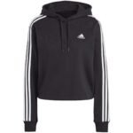 adidas Essentials 3-Stripes French Terry Crop Hoodie W IC8767