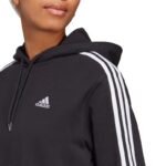 adidas Essentials 3-Stripes French Terry Crop Hoodie W IC8767 - Image 6