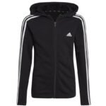 adidas Essentials 3 Stripes Full-Zip Hoodie Jr IC3634 - Image 4