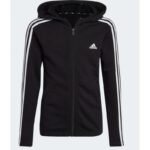 adidas Essentials 3 Stripes Full-Zip Hoodie Jr IC3634
