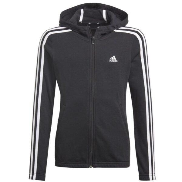 adidas Essentials 3S Full-zip Hoodie Jr GQ8356