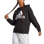 adidas Essentials Big Logo Oversized French Terry Hoodie W HR4934 - Image 7