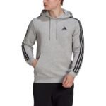 adidas Essentials Fleece 3-Stripes Hoodie M GK9084 - Image 5