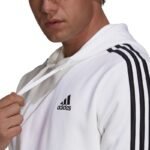 adidas Essentials Fleece 3-Stripes Hoodie M GU2522 - Image 8