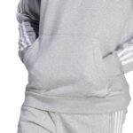 adidas Essentials Fleece 3-Stripes Hoodie M IJ6474 - Image 6