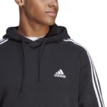Adidas Essentials French Terry 3-Stripes Hoodie M IC0435 - Image 6