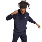 Adidas Essentials French Terry 3-Stripes Hoodie M IC0436 - Image 4