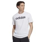 adidas Essentials Single Jersey Linear Embroidered Logo Tee M IC9276 - Image 4