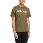 adidas Essentials Single Jersey Linear Embroidered Logo Tee M IC9280 - Image 4