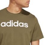 adidas Essentials Single Jersey Linear Embroidered Logo Tee M IC9280 - Image 6