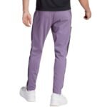 adidas Essentials Single Jersey Tapered Open Hem 3-Stripes M Pants IJ8699 - Image 2