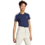 adidas Essentials Slim 3-Stripes Tee W IM2791 - Image 2