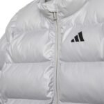 Adidas Synthetic Down Glam Silver Kids Jacket JM8870 - Image 3