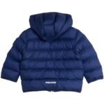 adidas Synthetic Down Navy Blue Kids Jacket JL7392 - Image 2