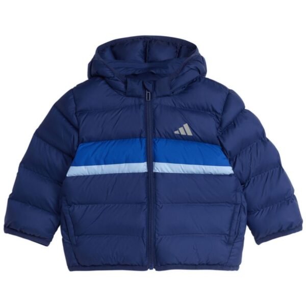 adidas Synthetic Down Navy Blue Kids Jacket JL7392