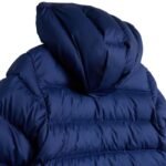 adidas Synthetic Down Navy Blue Kids Jacket JL7392 - Image 5