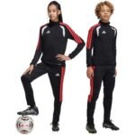 adidas Tiro 26 League kids pants black and red JY9677 - Image 7