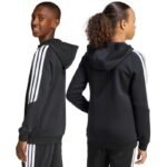 adidas Tiro 26 League Sweat Full Zip Hoodie for Kids Black KF3324 - Image 3