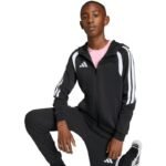 adidas Tiro 26 League Sweat Full Zip Hoodie for Kids Black KF3324 - Image 6