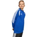 adidas Tiro 26 League Sweat Full Zip Hoodie for Kids Blue KF9102 - Image 6