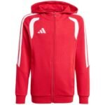 adidas Tiro 26 League Sweat Full Zip Hoodie for Kids Red KF9101 - Image 2