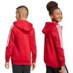 adidas Tiro 26 League Sweat Full Zip Hoodie for Kids Red KF9101 - Image 3
