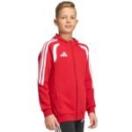 adidas Tiro 26 League Sweat Full Zip Hoodie for Kids Red KF9101 - Image 4