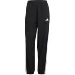 adidas Train Essentials 3-Stripes Woven Womens Pants Black JI8313 - Image 2