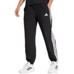 adidas Train Essentials 3-Stripes Woven Womens Pants Black JI8313